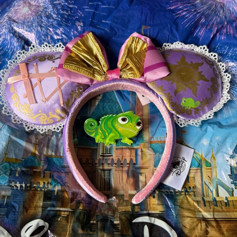 Disney Parks Rapunzel Minnie Ear Headband nwt